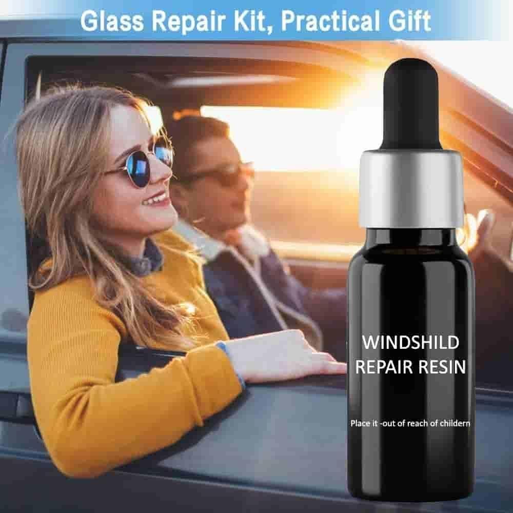 Windshield Repair Resin – DIY Glass Crack & Chip Fixing Kit (Pack of 1)