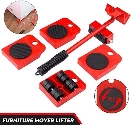 Furniture Lifter Mover Tool Set Heavy Duty with Wheel Pads