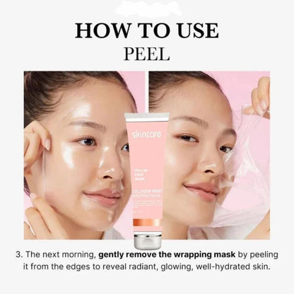 Korean Collagen Night Wrapping Peel-Off Mask (Pack of 2)