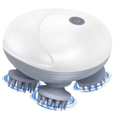 Electric Pet Cat Massager – Soothing Silicone Vibration Head Massager