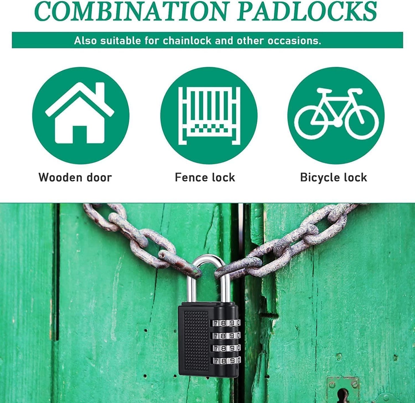 Stainless Steel Number Lock Set – Keyless Security
