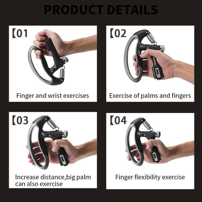 Adjustable Counting Grip – Hand Gripper for Strength Training & Recovery (Assorted Color)