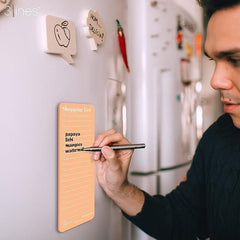 Grocery Shopping List Fridge Magnet with Marker for Home Decor